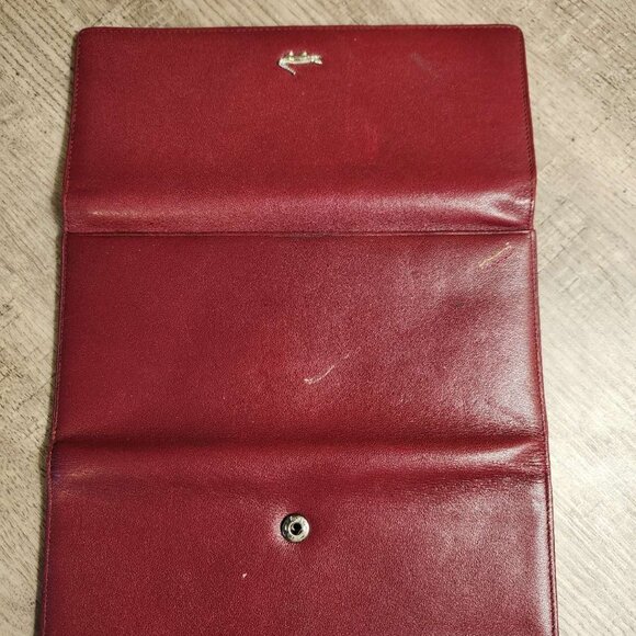 Tri-fold cowhide large card holder - Picture 3 of 4